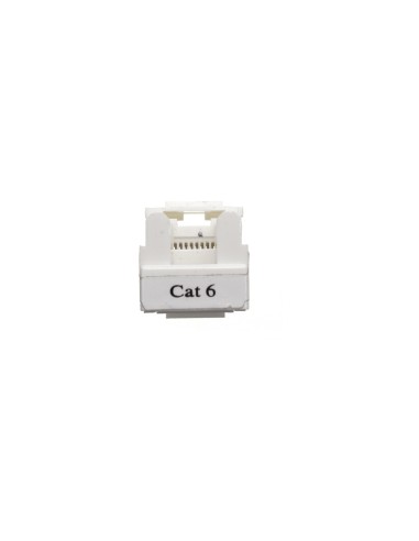 Modulo RJ45 Cat6 UTP hembra tipo Keystone (Vista trasera)
