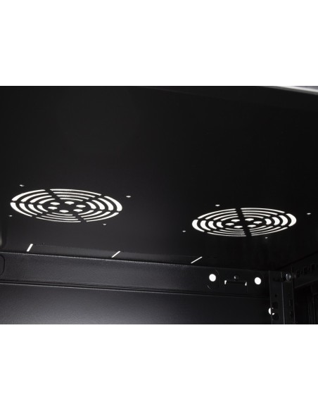 Armario rack mural 12U A600 F450 Lapara Networking (Detalle ventilaciónl)