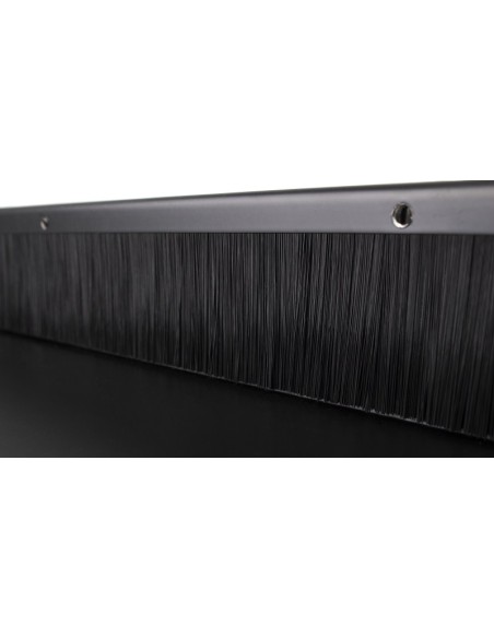 Panel cepillo pasacables con retenedor rack 19" Lapara Networking