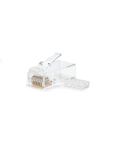 Conector macho RJ45 Cat6 con guía