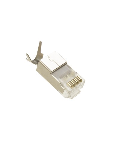 Conector macho Cat 7 FTP (Vista trasera)