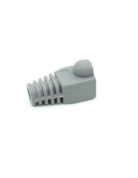 Capuchón protector para conectores RJ45 Cat5e / Cat6 Gris