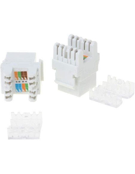 Modulo hembra RJ445 Cat 6 UTP Keystone Lapara Networking (Detalle)