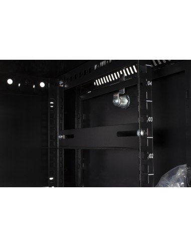 Armario rack mural 12U A600 F600 Lapara Networking (Detalle perfil)