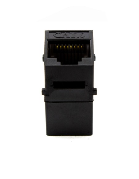 Modulo doble hembra RJ45 Cat6 UTP (Vista arriba)