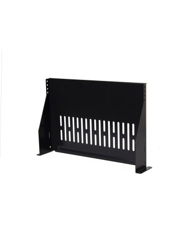 Bandeja rack 19" F380 mm 2U fijación frontal vista superior