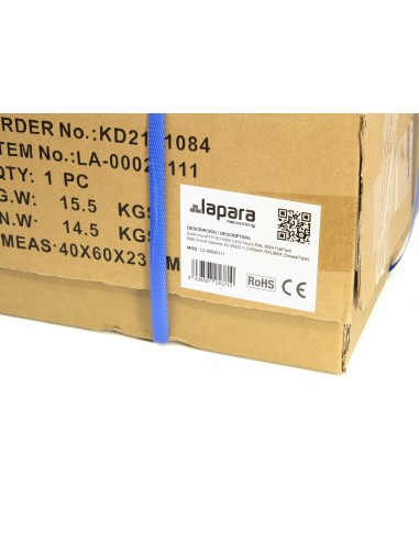 Armario rack mural 12U A600 F450 formato FlatPack (Detalle caja)