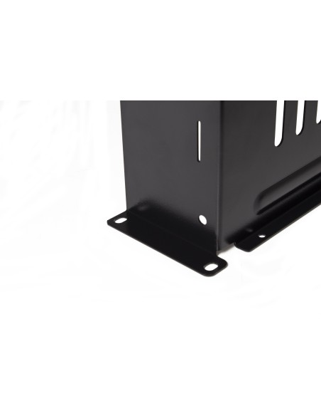 Bandeja rack 19" F380 mm2U fijación frontal (detalle fijación)