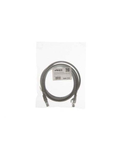 Latiguillo de red 0.5m Cat 6A SFTP LSZH Lapara Networking (Detalle bolsa)