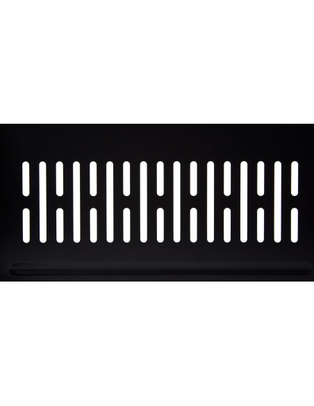 Bandeja rack 19" F380 mm2U fijación frontal (detalle rejilla ventilación)