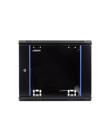 Armario rack mural 9U A600 F450 Lapara Networking (Vista frontal)
